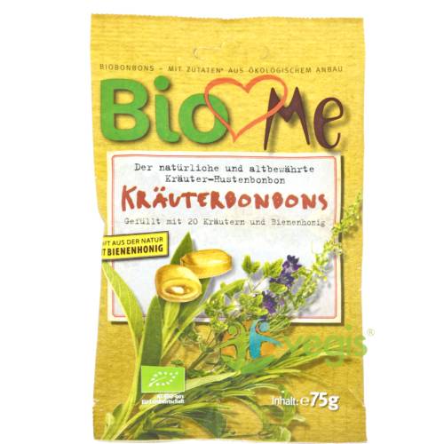 Bomboane cu plante si miere ecologice/bio 75g