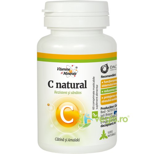 C natural (vitamina c) cu catina si amalaki 60cpr
