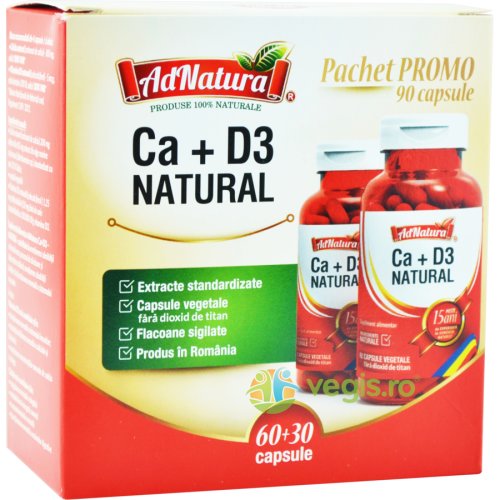 Ca+d3 natural 60cps+30cps