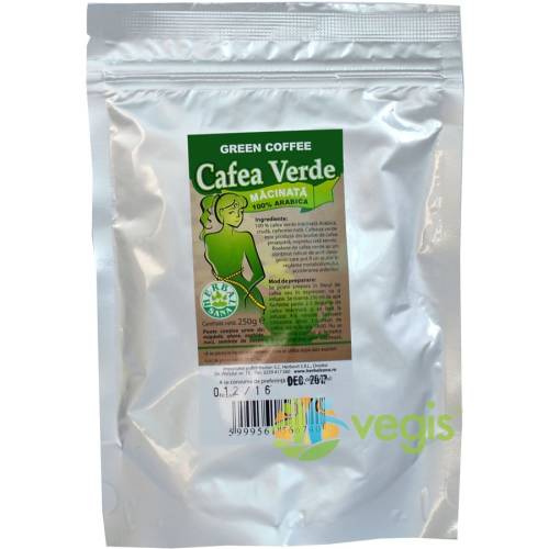 Cafea verde arabica macinata 250g