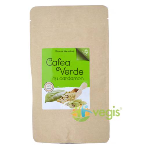 Cafea verde macinata cu cardamon 150gr