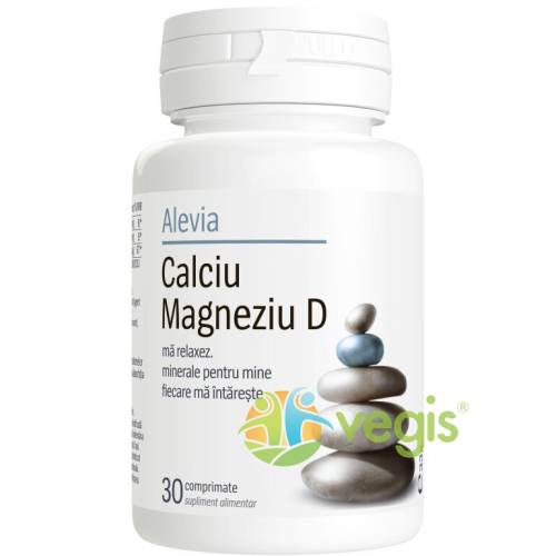 Alevia Calciu magneziu vitamina d 30cpr