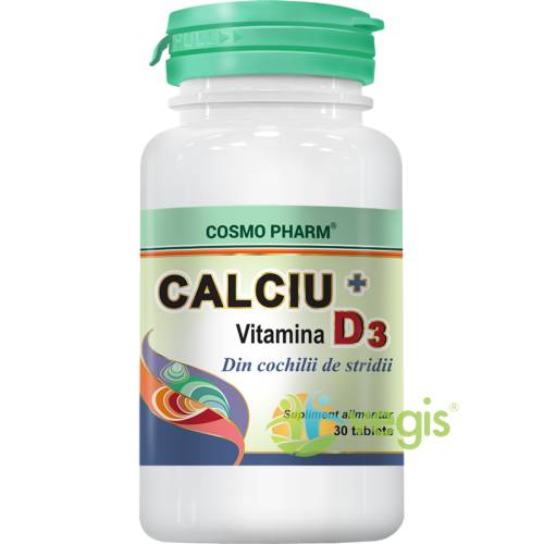 Calciu + vitamina d3 30tb