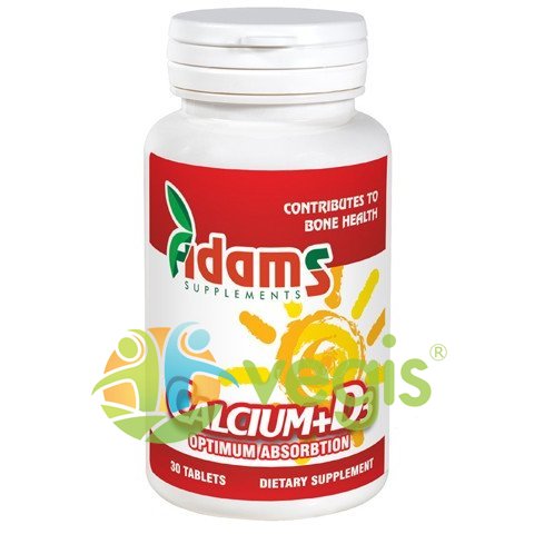 Calciu+vitamina d3 (600mg+3mcg) 30tb