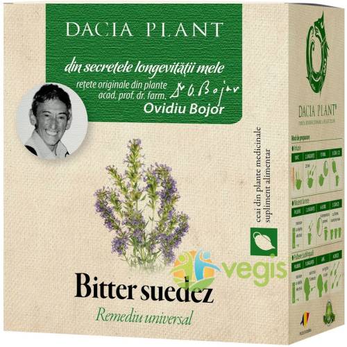 Dacia plant Ceai bitter suedez 50g
