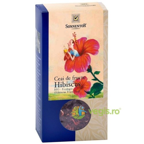 Ceai fructe hibiscus ecologic/bio 80g