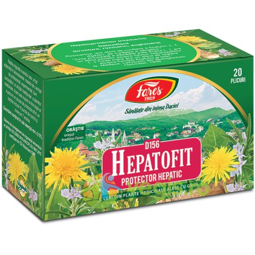 Ceai hepatofit protector hepatic (d156) 20dz