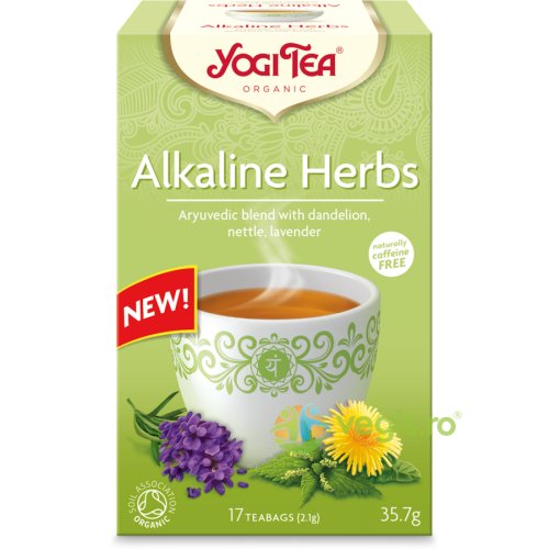 Ceai ierburi alcaline (alkaline herbs) ecologic/bio 17dz 35.7g