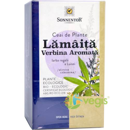 Ceai lamaita si verbina aromata ecologic/bio 18dz