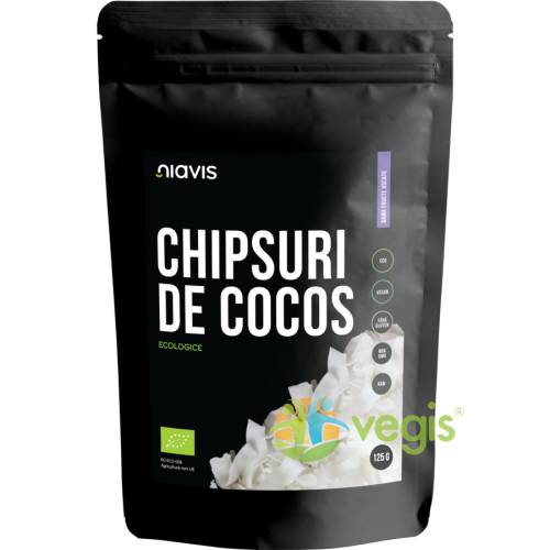 Chipsuri de cocos raw ecologice/bio 125g