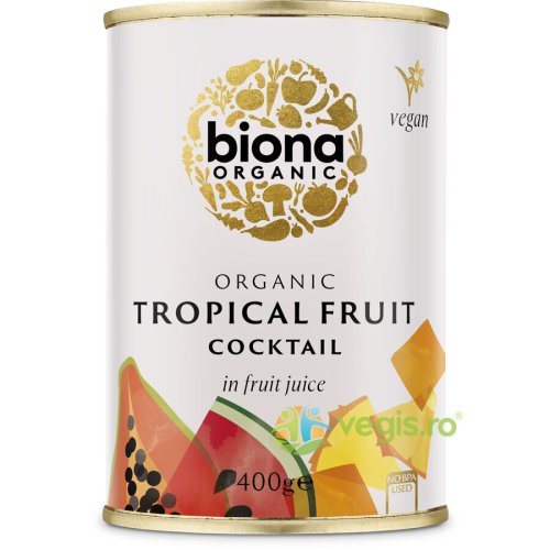 Cocktail de fructe tropicale ecologic/bio 400g