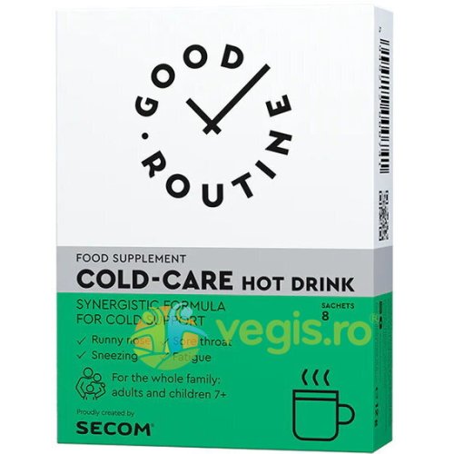 Cold care hot drink 8 plicuri secom,