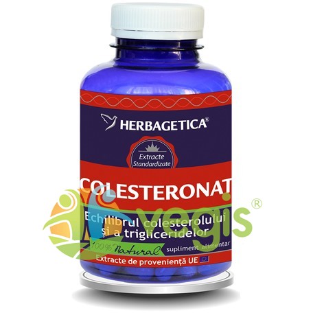 Herbagetica Colesteronat 120cps