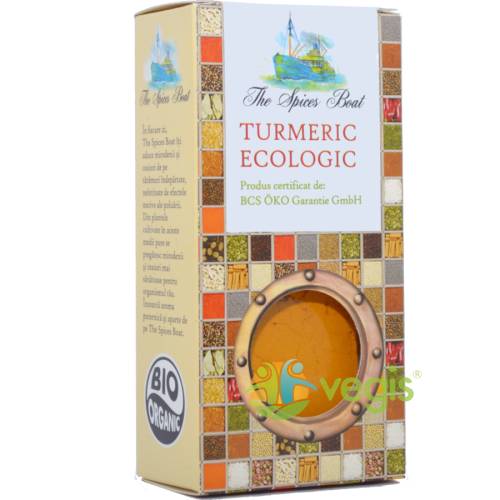 Condiment-turmeric macinat ecologic/ bio 40g