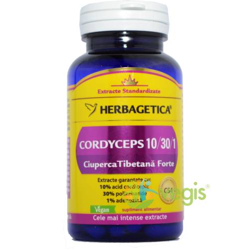 Cordyceps - ciuperca tibetana forte 60cps
