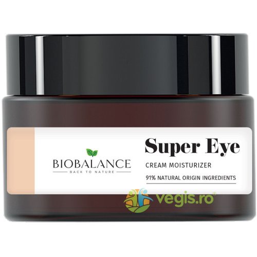 Crema contur ochi intensiv hidratanta cu colagen hidrolizat 3% + acid hialuronic 1.5% + vitamina c 0.5% super eye 20ml