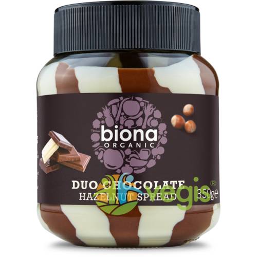 Crema de ciocolata duo cu alune ecologica/bio 350g