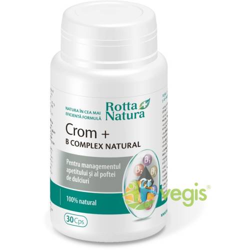 Crom+ b-complex natural 30cps