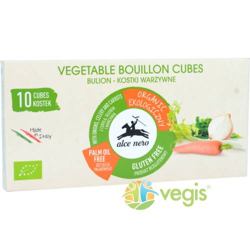 Cub de supa cu legume ecologic/bio 10 buc x 10g (100g)