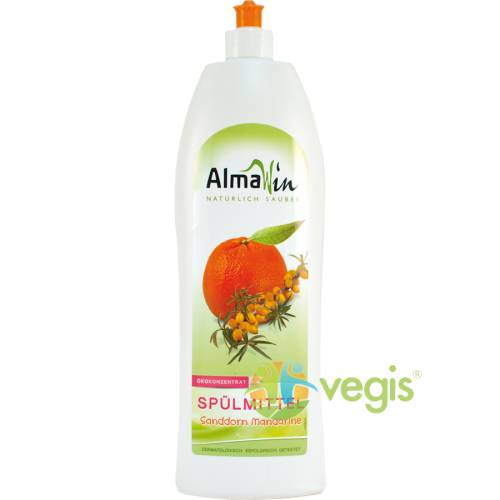 Detergent de vase concentrat cu catina si mandarine ecologic/bio 1l