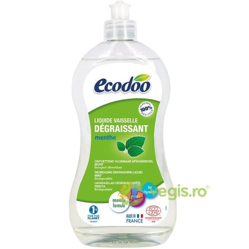 Detergent de vase degresant cu otet si menta ecologic/bio 500ml