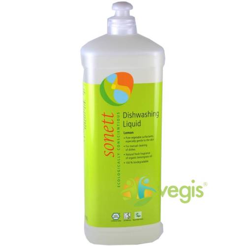 Detergent pentru spalat vase lamaie eco/bio 1l