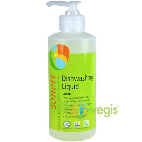Detergent pentru spalat vase lamaie eco/bio 300ml