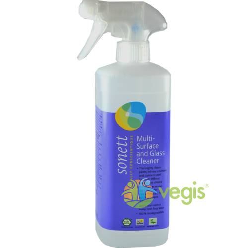 Detergent pentru sticla si alte suprafete eco/bio 500ml sonett