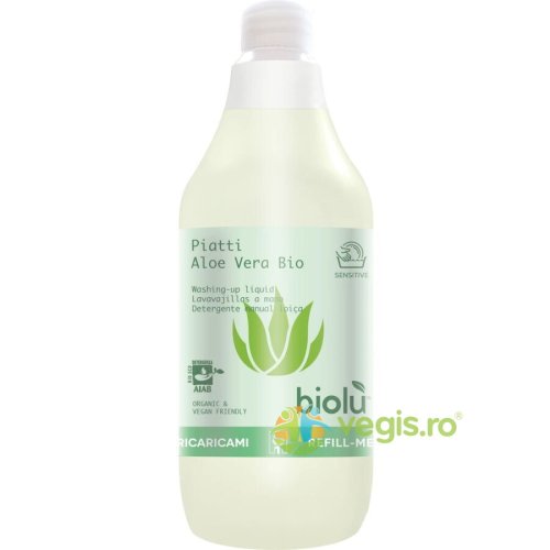 Detergent pentru vase cu aloe vera ecologic/bio 1l