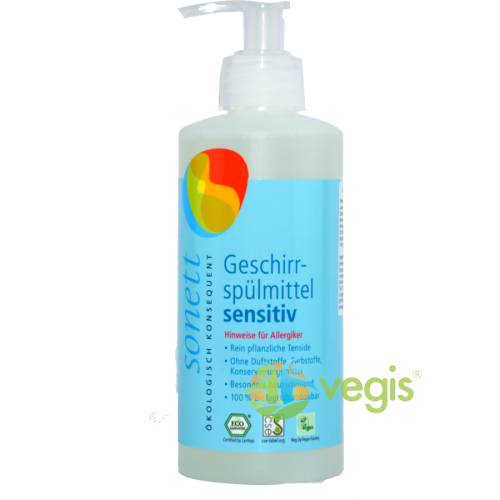 Detergent pentru vase senzitiv neutru ecologic/bio 300ml