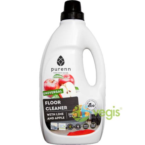 Detergent universal pentru pardoseli cu mere si lime eco/bio 1l