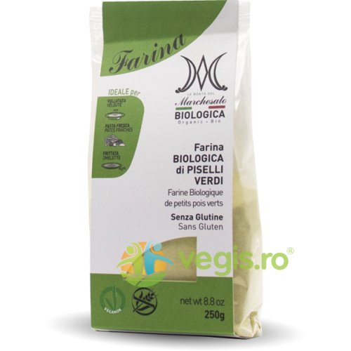 Faina de mazare verde fara gluten ecologica/bio 250g