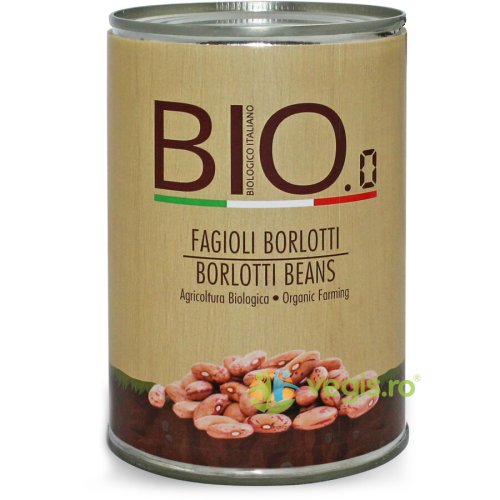 Fasole borlotti fara gluten ecologica/bio 400g