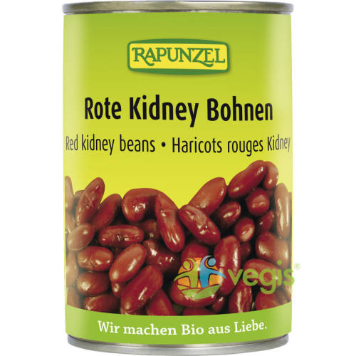Fasole kidney rosie in doza ecologica/bio 400g