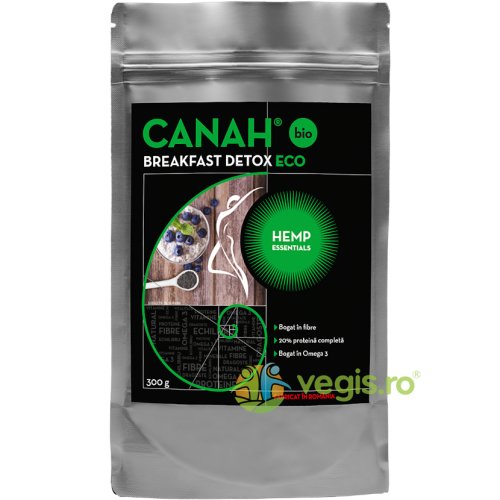 Fibre din seminte de canepa - breakfast detox ecologice/bio 300g