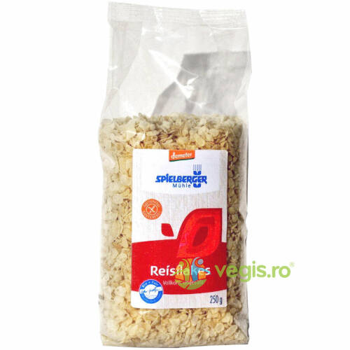 Fulgi de orez integral fara gluten demeter ecologici/bio 250g
