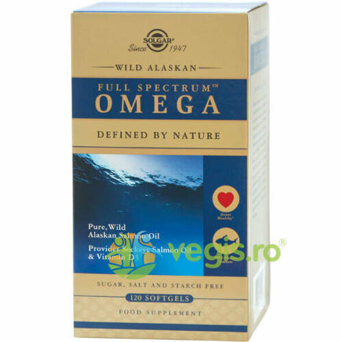 Full spectrum omega (somon salbatic de alaska) 120 capsule moi