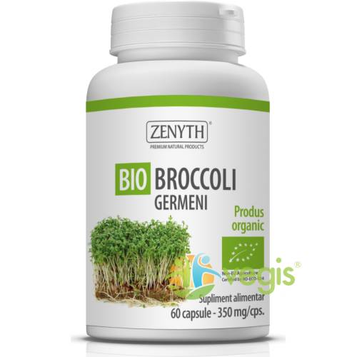 Germeni de broccoli 350mg ecologici/bio 60cps