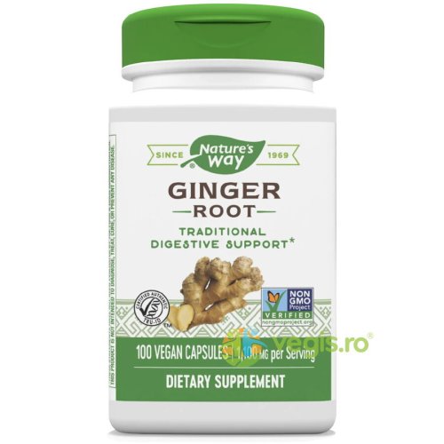Ginger root 100 capsule vegetale secom,