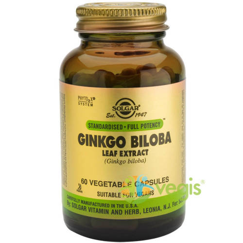 Ginkgo biloba - extract din frunze 60cps