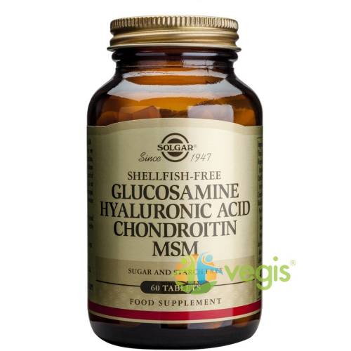 Glucosamine hyaluronic acid chondroitin msm 60tb (glucozamina, acid hialuronic, condroitina si msm)