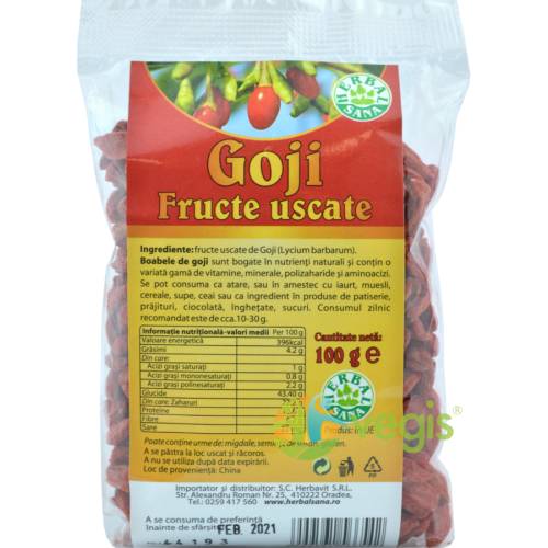 Goji fructe uscate 100g