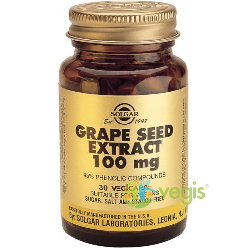 Grape seed extract 100mg 30cps(seminte de struguri)