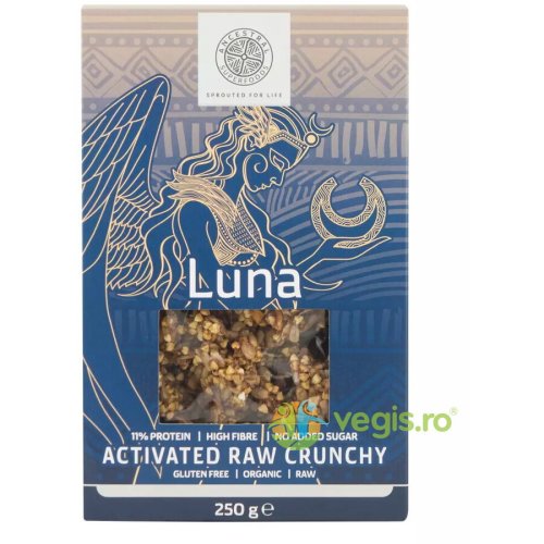 Gustare raw crunchy cu seminte activate lunaecologica/bio 250g