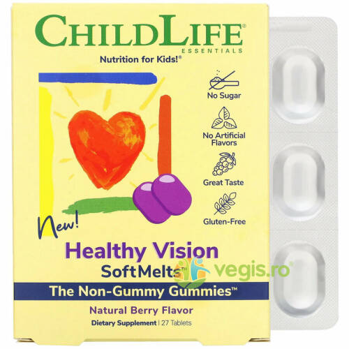 Healthy vision softmelts 27 tablete masticabile