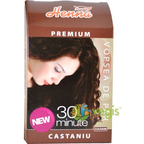 Henna premium castaniu 60g