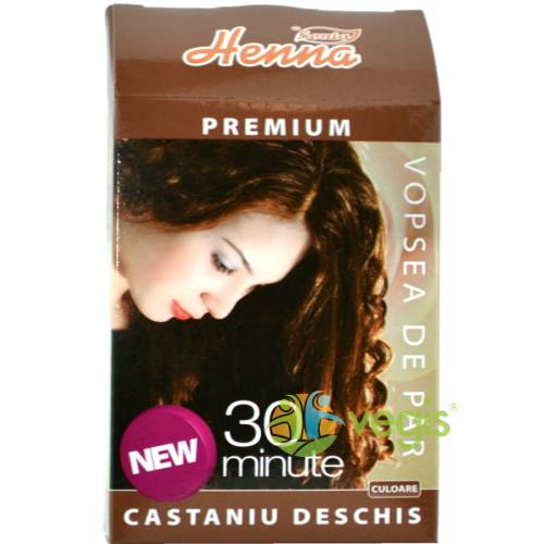 Henna premium castaniu deschis 60g