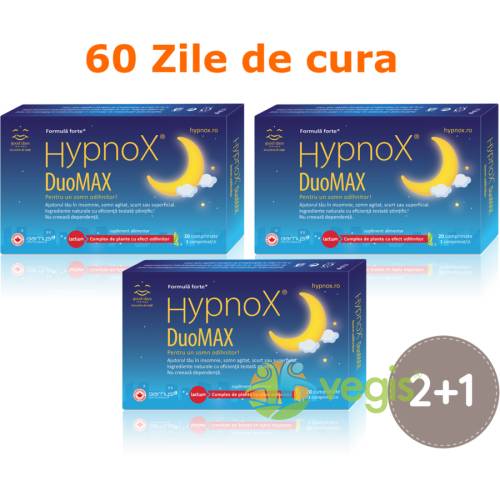 Hypnox duomax 20cpr pachet 2+1