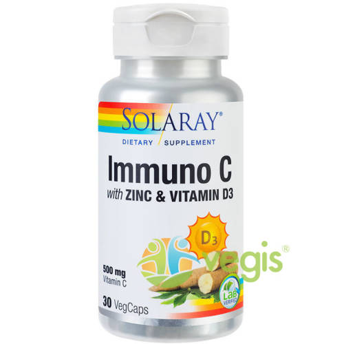 Immuno c plus zinc si vitamina d3 30 caps veg