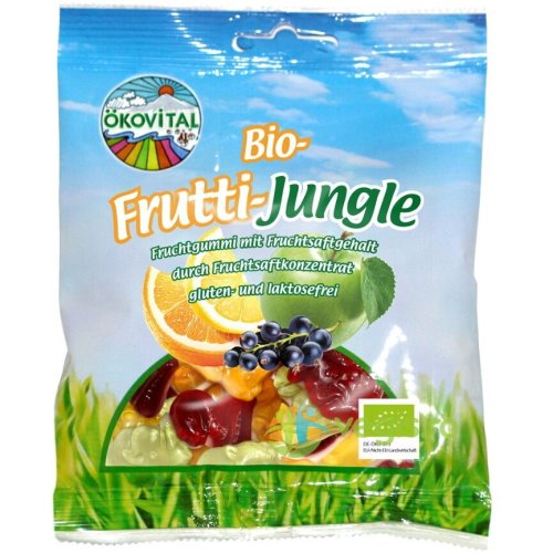 Jeleuri animalute din fructe fara gluten ecologice/bio 80g
